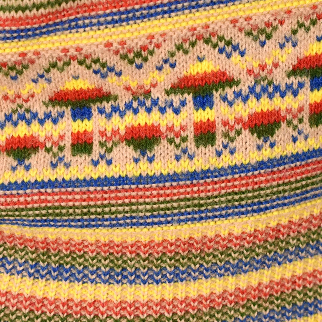 1960s Striped Mushroom Vest