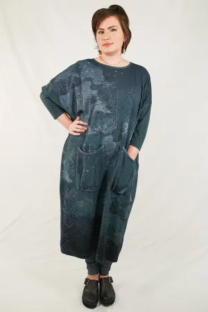 2303 Cotton Bamboo Mariposa Dress Puddle-P