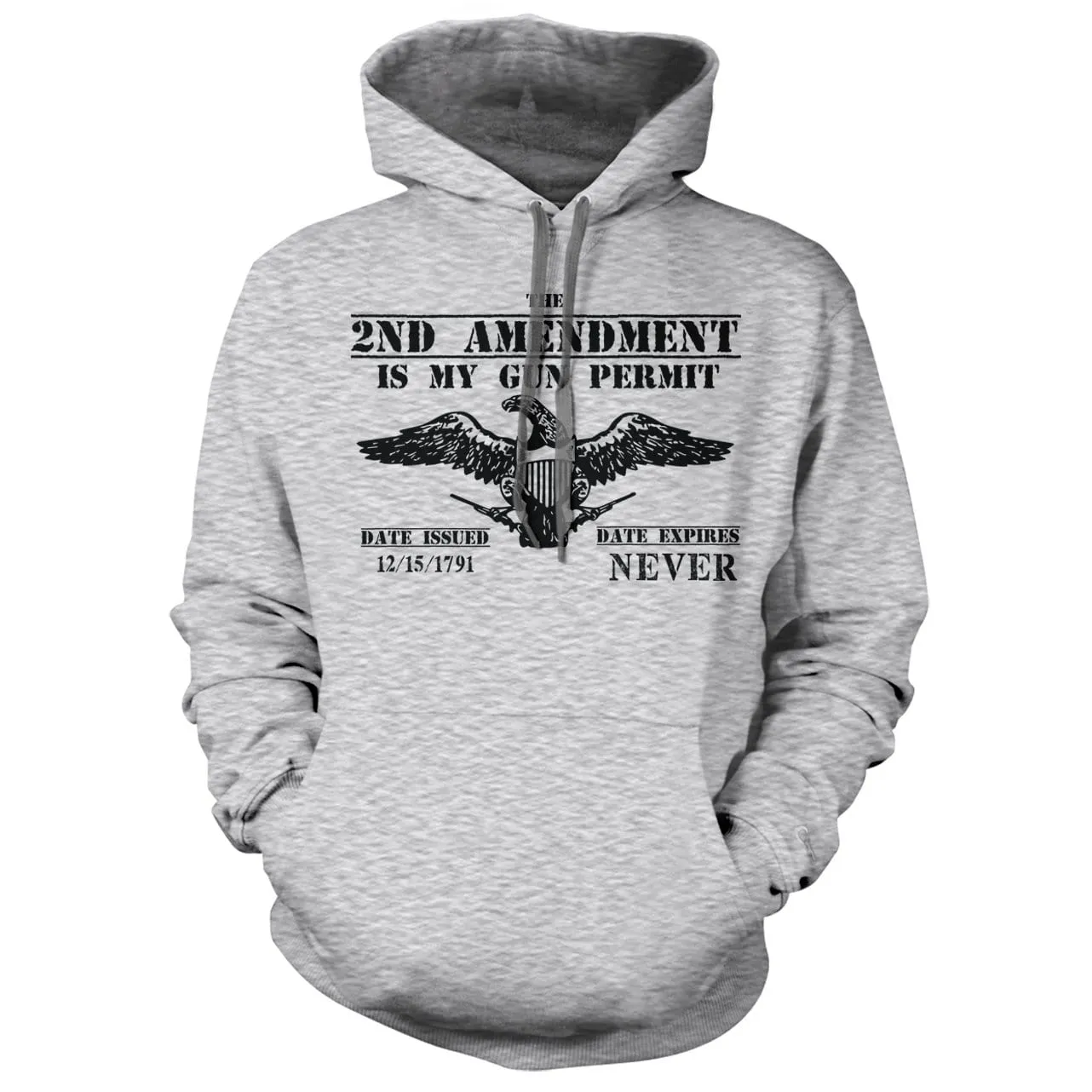 2nd Amendment Gun Permit Hoodie