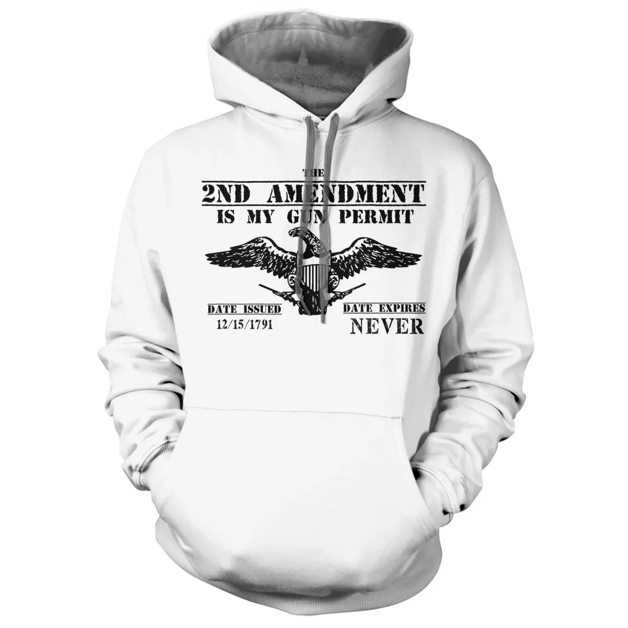 2nd Amendment Gun Permit Hoodie