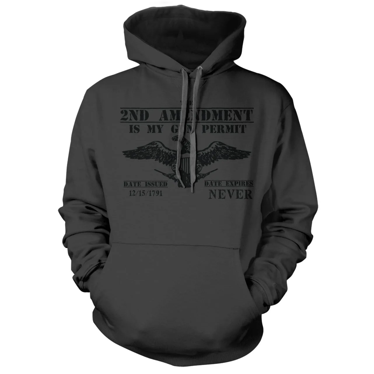 2nd Amendment Gun Permit Hoodie