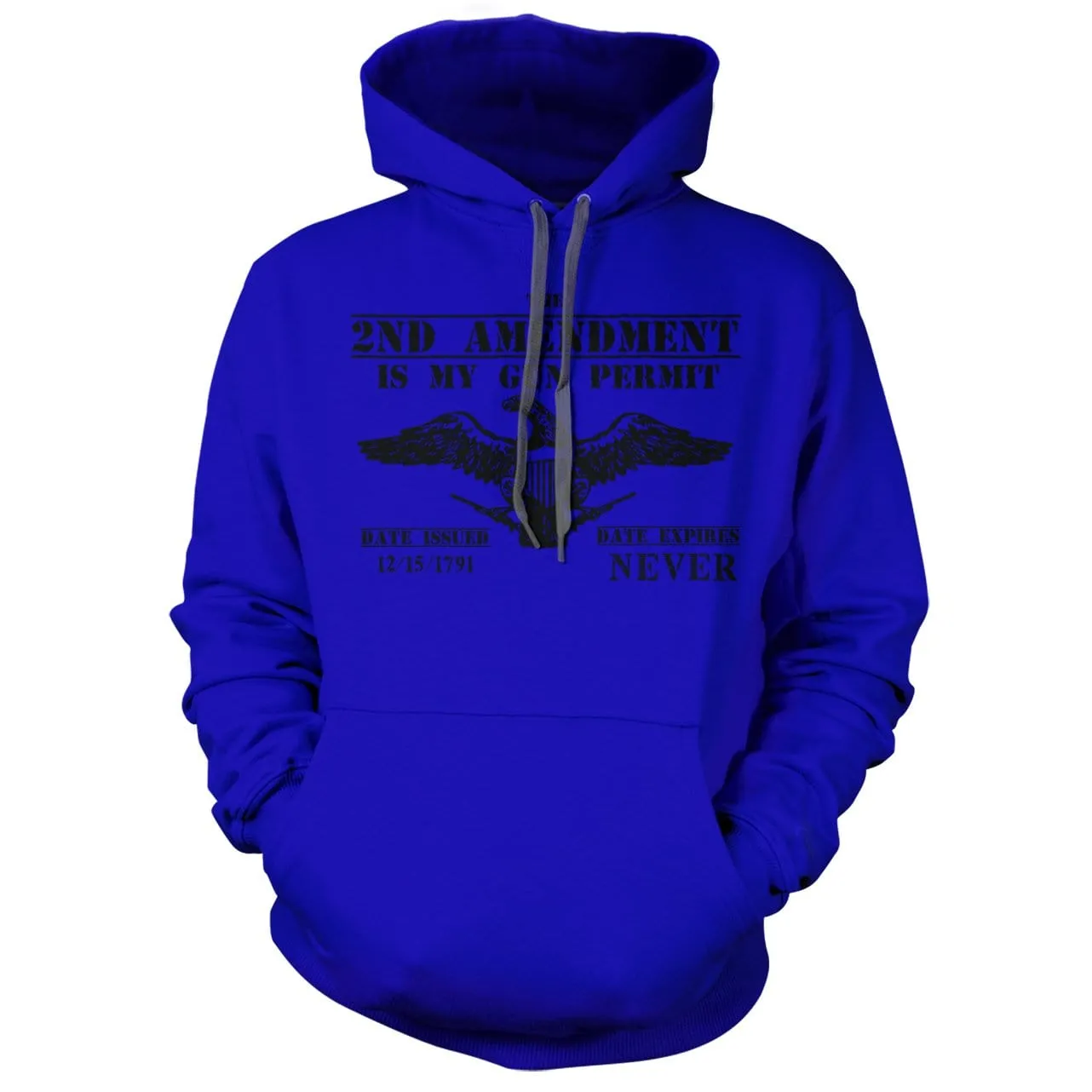 2nd Amendment Gun Permit Hoodie