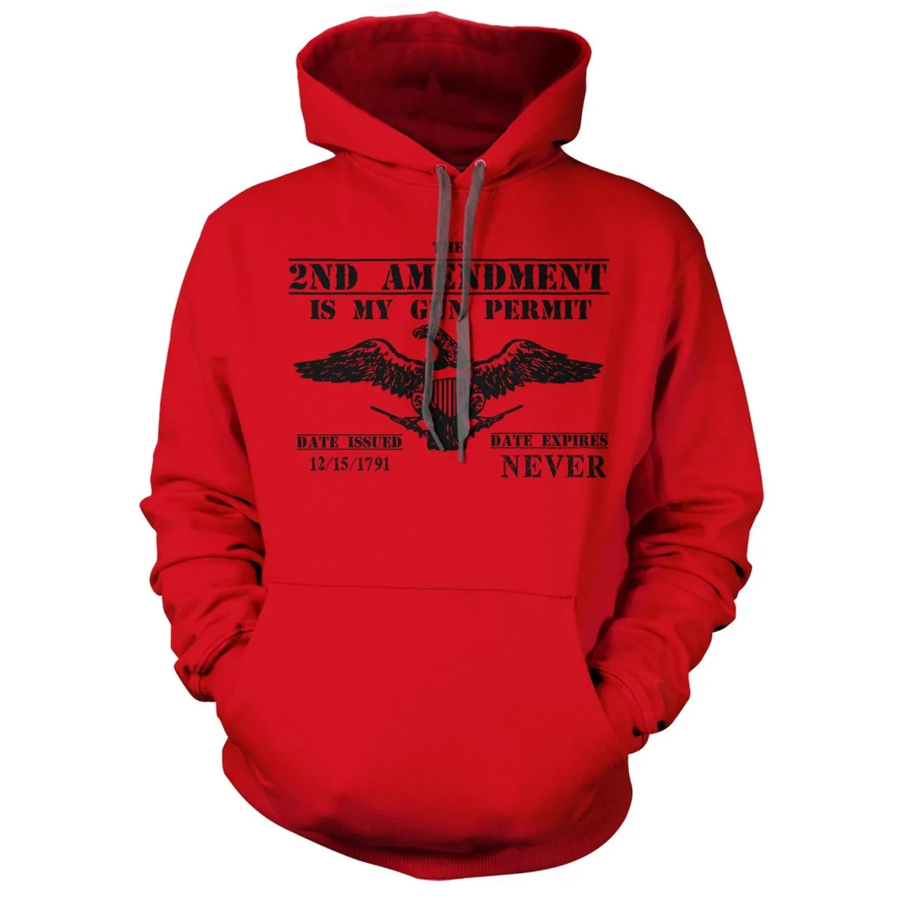 2nd Amendment Gun Permit Hoodie