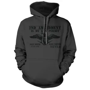 2nd Amendment Gun Permit Hoodie