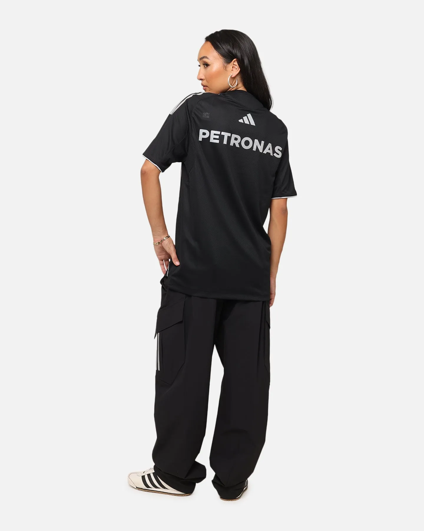adidas x Mercedes-AMG PETRONAS Formula One F1 DNA T-Shirt Black/Silver