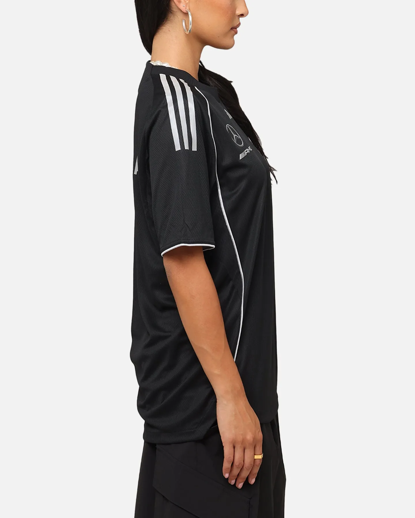 adidas x Mercedes-AMG PETRONAS Formula One F1 DNA T-Shirt Black/Silver