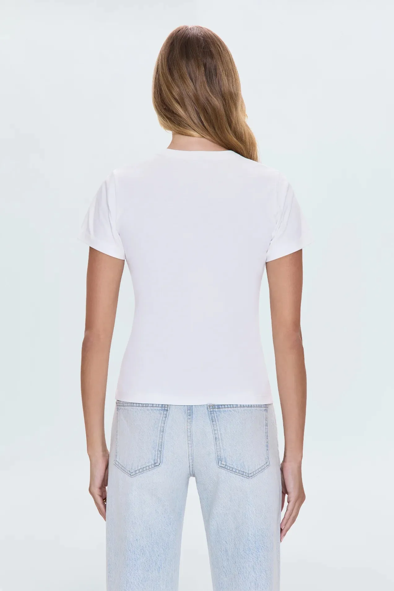 Alba Baby Tee White