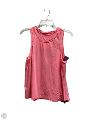 Athletic Tank Top By Lululemon In Pink, Size: S
