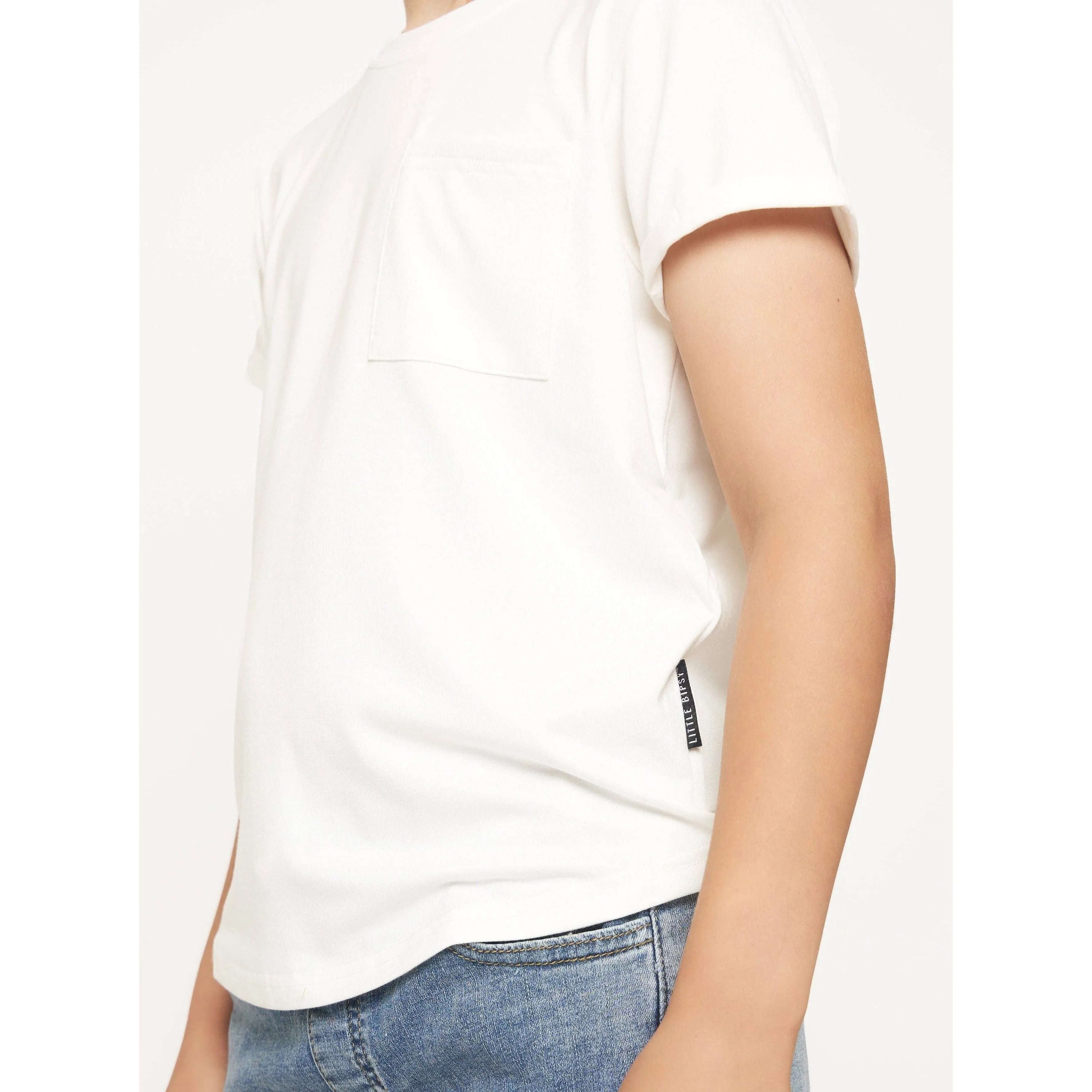 Bamboo Pocket Tee - Off White