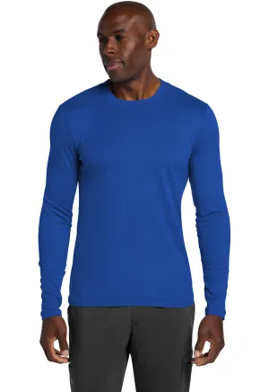 Basics CK807 Men's Long Sleeve Underscrub Knit Tee Royal