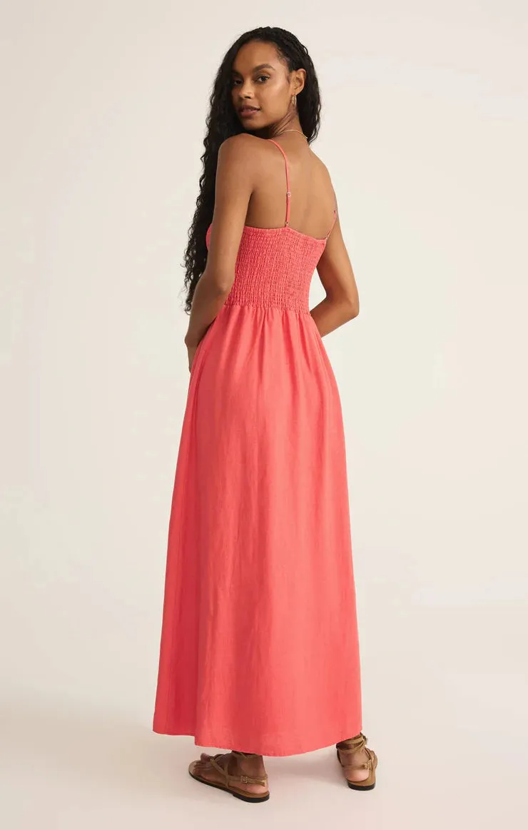 BAYSIDE LINEN MAXI DRESS