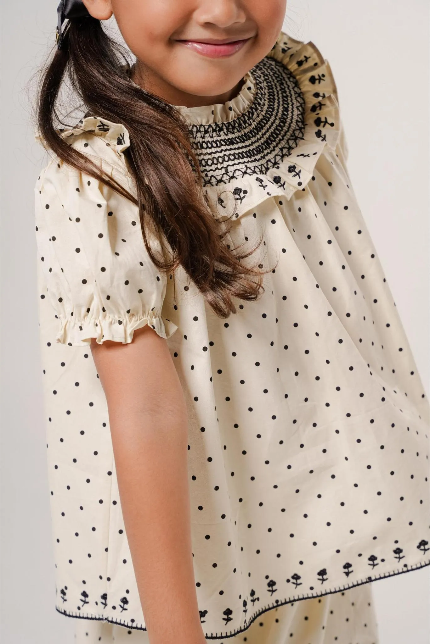 BEA KURUNG IN POLKA
