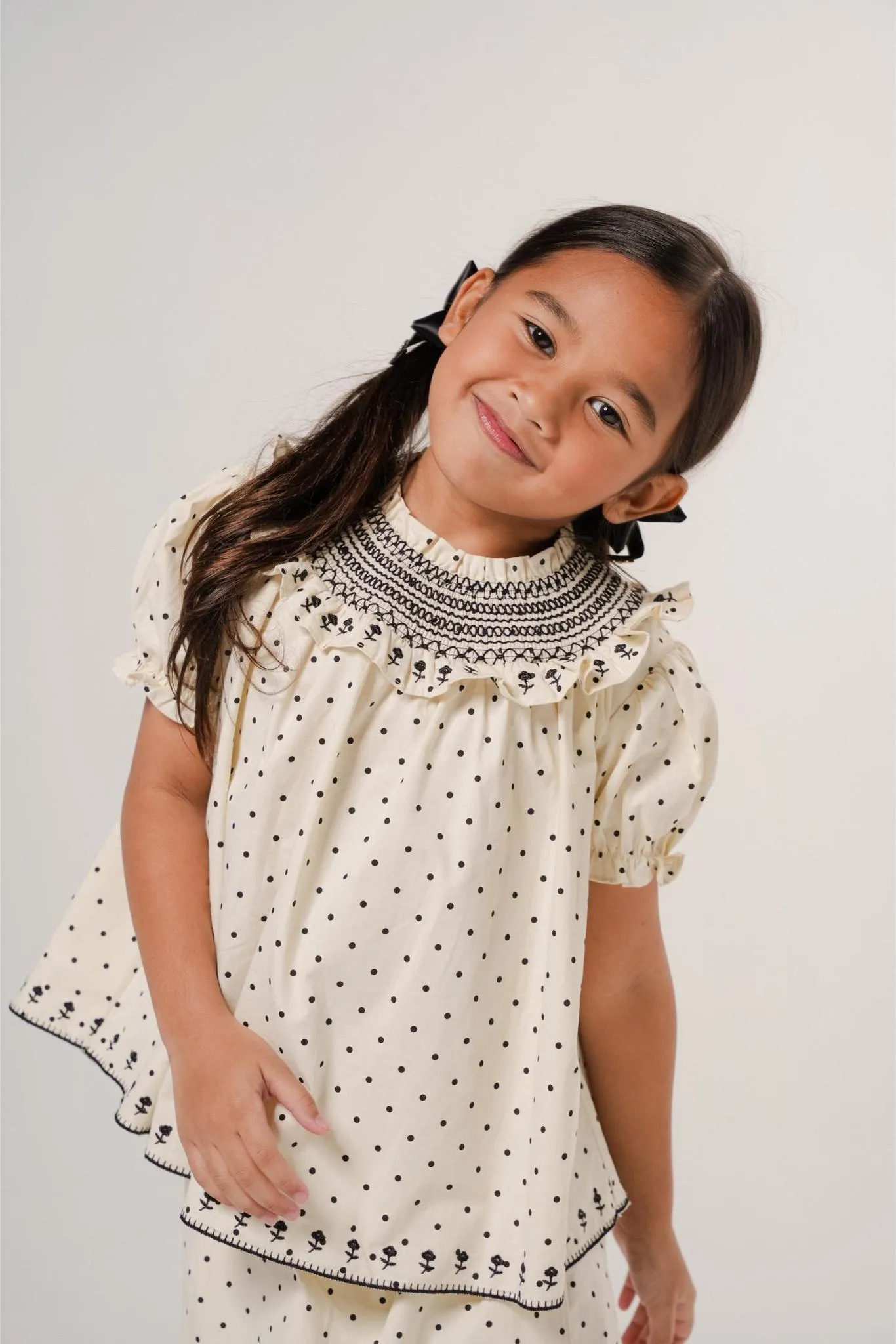 BEA KURUNG IN POLKA