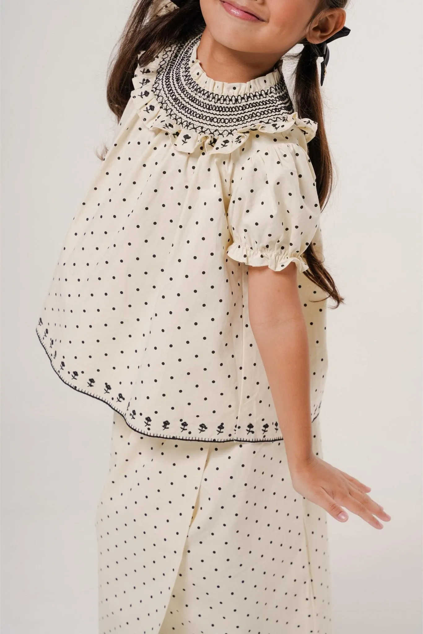 BEA KURUNG IN POLKA