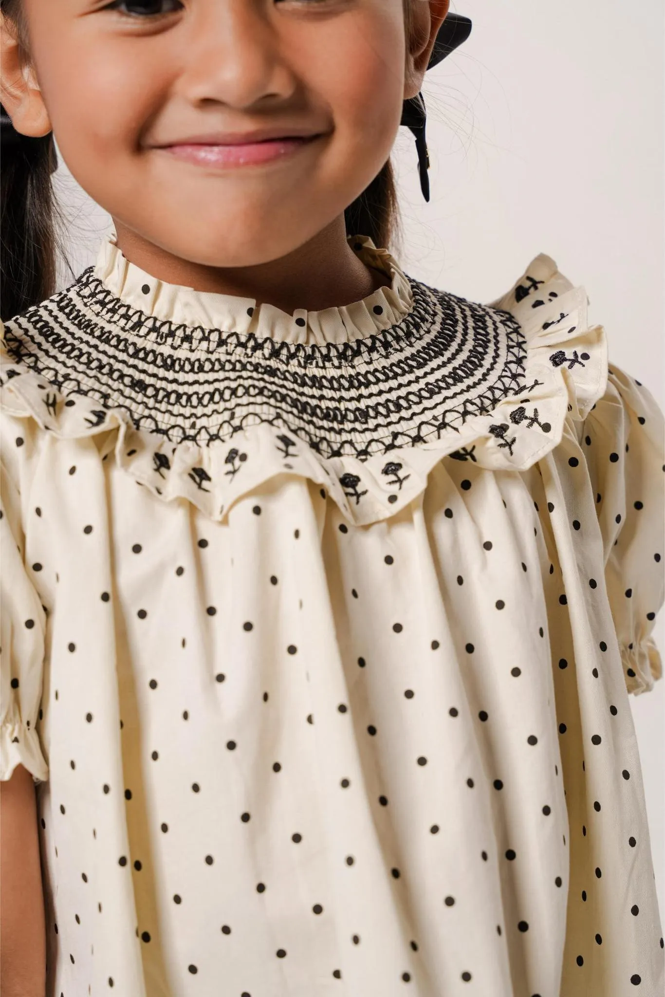 BEA KURUNG IN POLKA