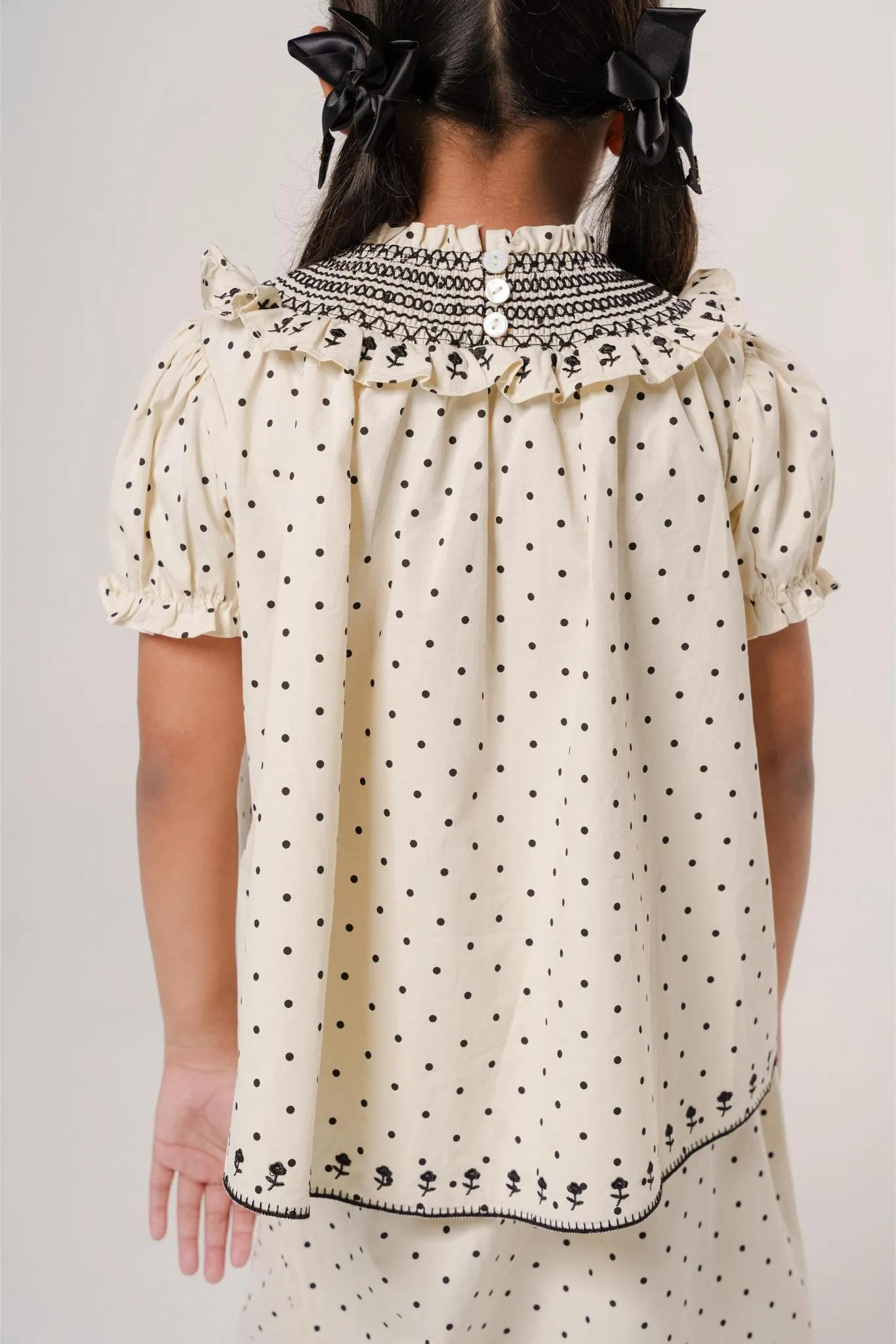 BEA KURUNG IN POLKA