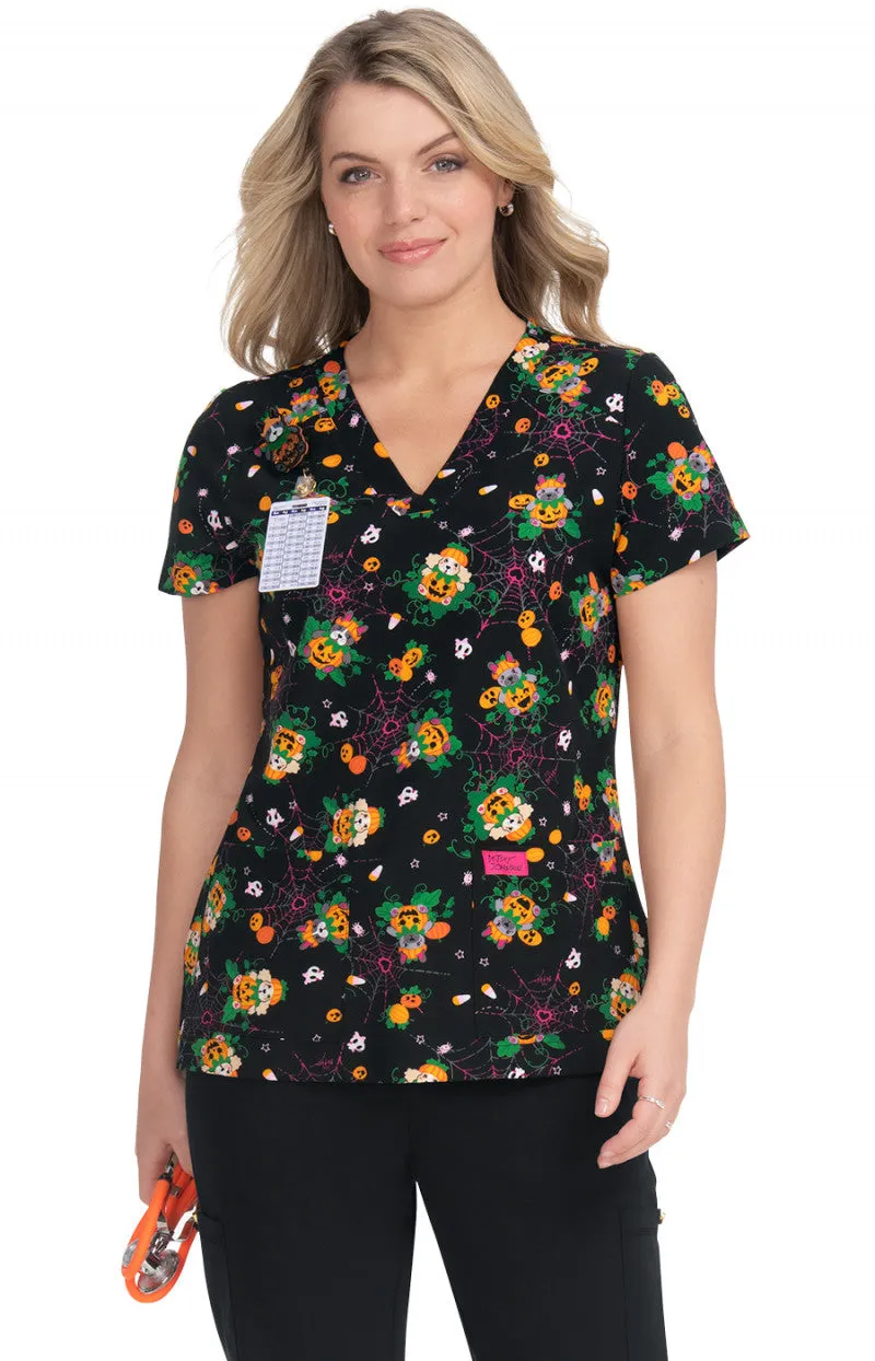 Betsey Johnson B120PR Bell Top Pow Paw Pumpkins