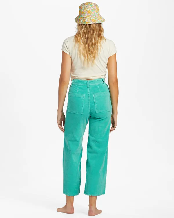 Billabong Free Fall Cord Pant BRIGHT LAGOON