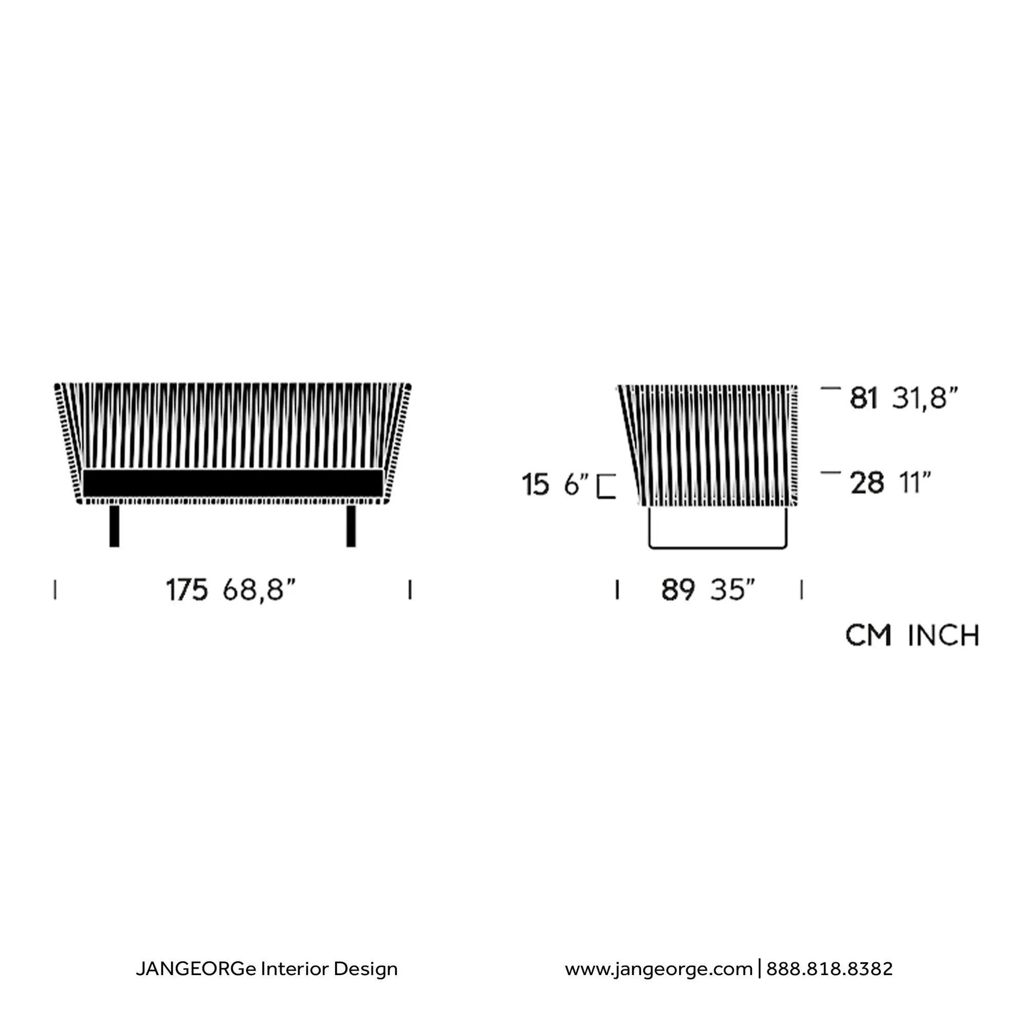 Bitta - 2-Seater sofa