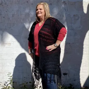 Black Cardigan - Curvy
