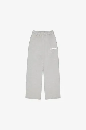 BLOCK WIDE-LEG SWEATPANTS | Grey