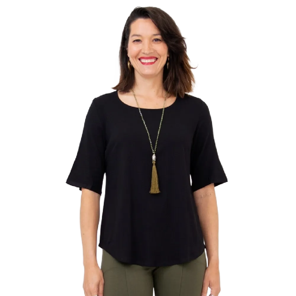 Blue Sky Liza Top Black