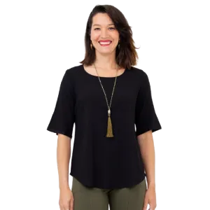 Blue Sky Liza Top Black