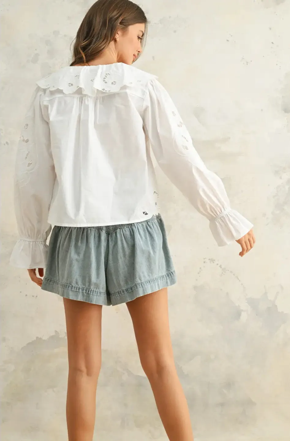 Bonny Eyelet Top