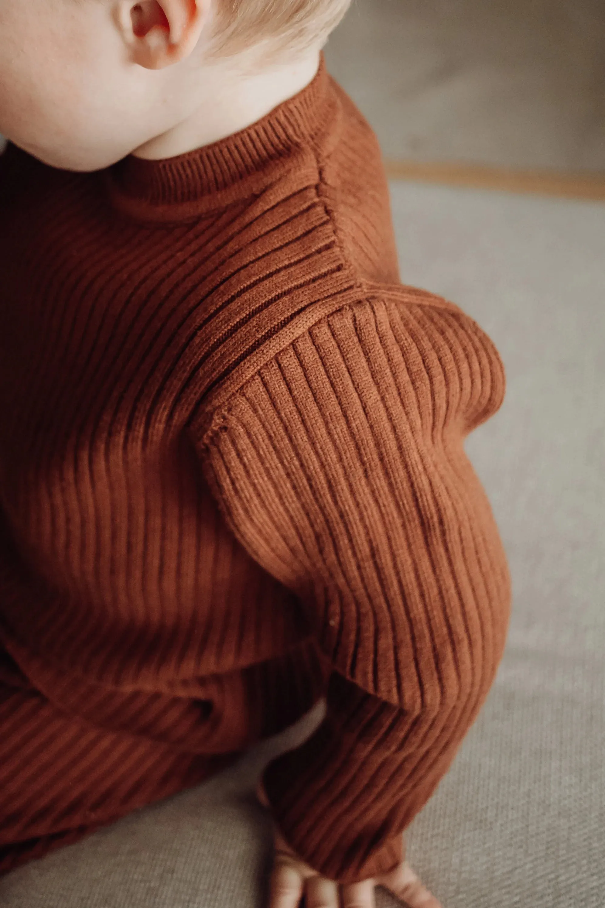 Bowie The Label - Blake Ribbed Top | Brown