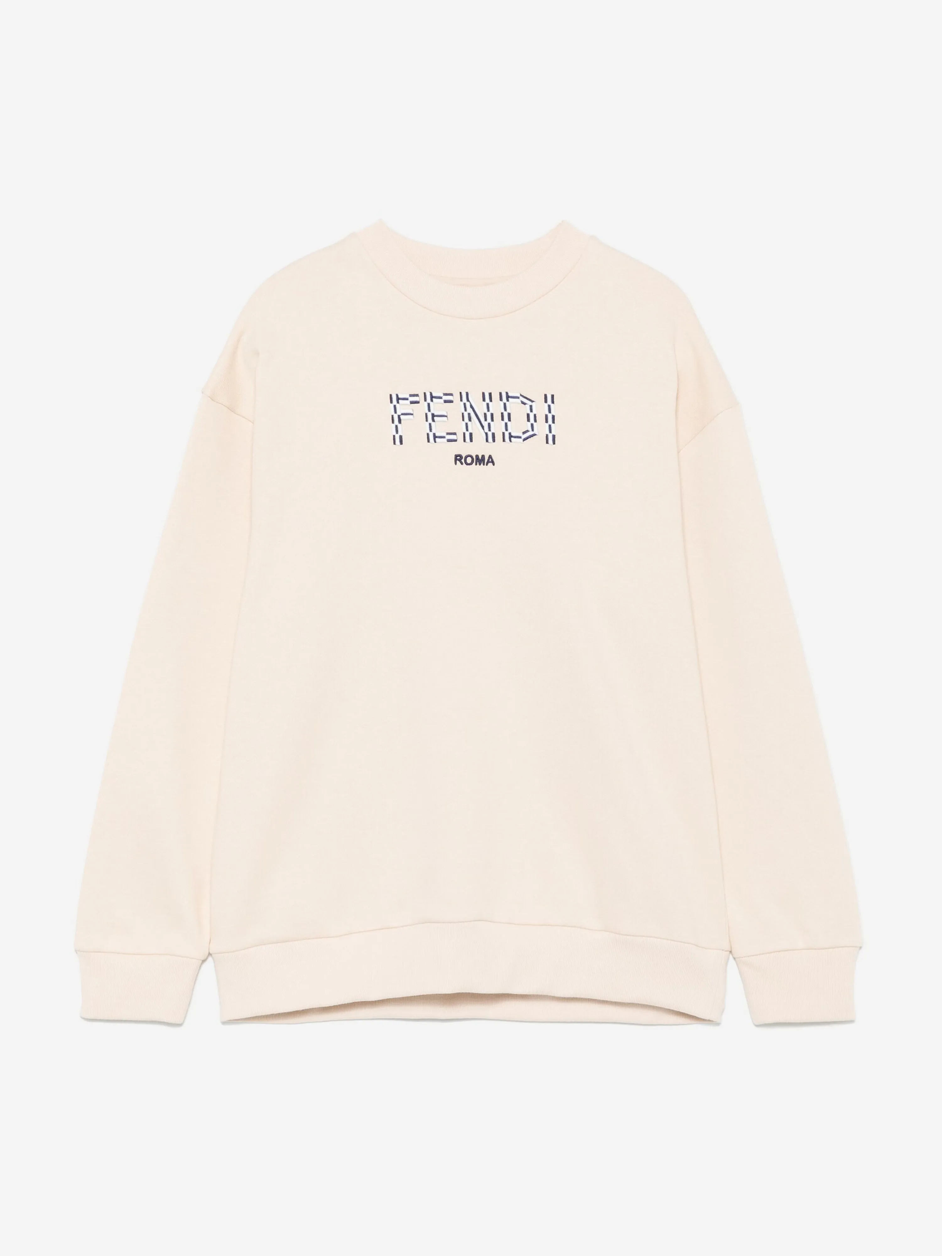 Boys Logo Sweatshirt in Beige