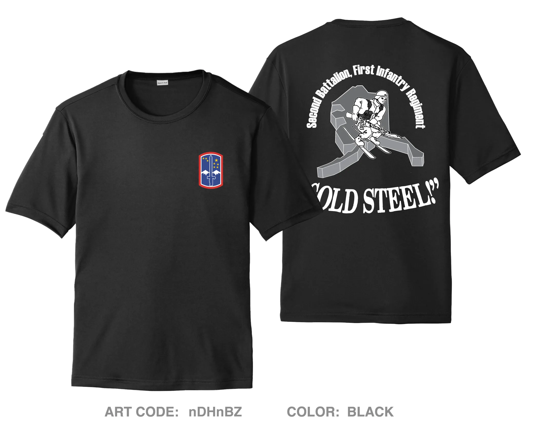 Bravo company 2|1 Infantry Hi-Tech Performance Unisex SS Tee - nDHnBZ