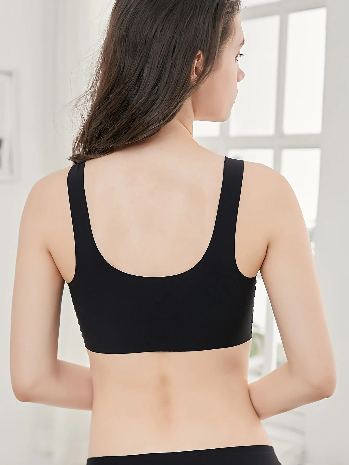 Breathable Seamless Wireless Comfort Bra - Essential T-Shirt Bra, Casual Style & Easy Care