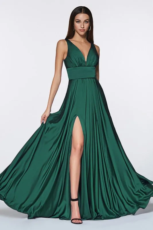 Bridesmaids dress with Slit