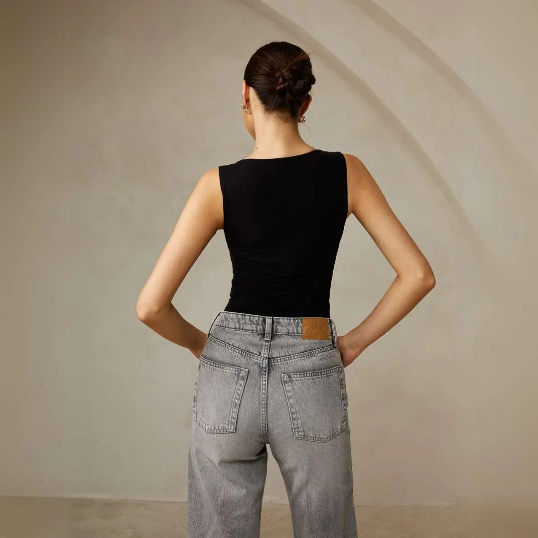 Brooke™ | Sleek Square Neck Tank Top
