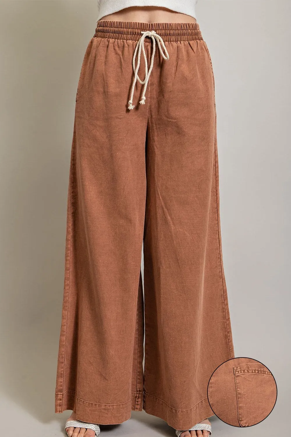 Brown Sugar Mineral Wash Pants