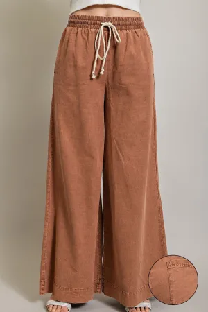 Brown Sugar Mineral Wash Pants