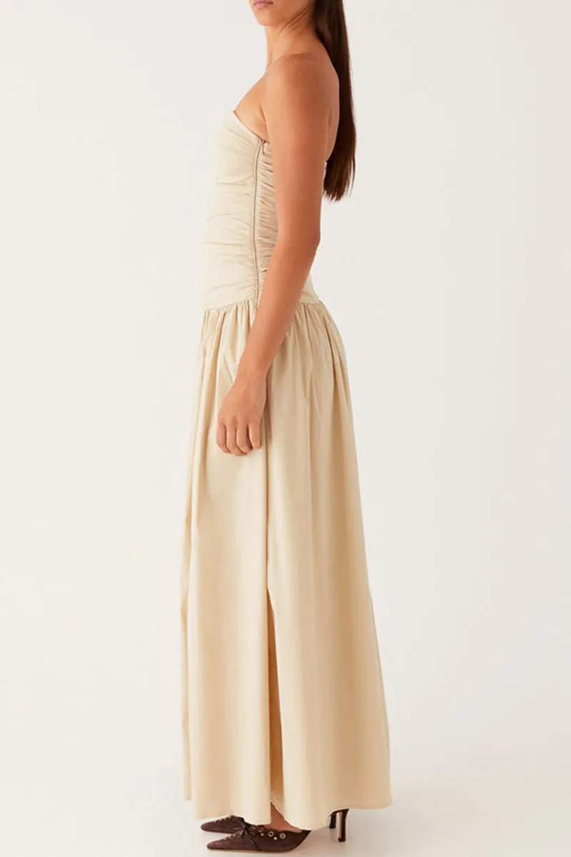 BS3297 Fit and Flare Strapless Dress