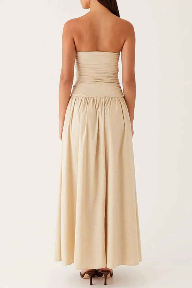 BS3297 Fit and Flare Strapless Dress