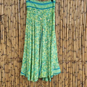 Celestial Citrus Silk Umbrella Pants