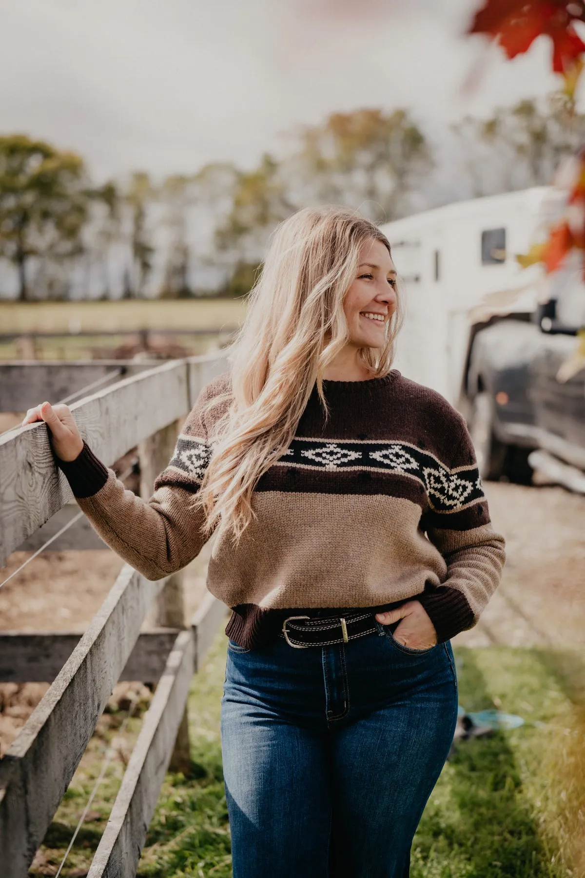 'Chama Crew' Wool Sweater by Kimes Ranch (M ONLY)