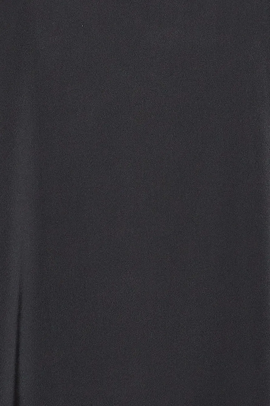 Chasing The Fun Satin Mini Dress Black