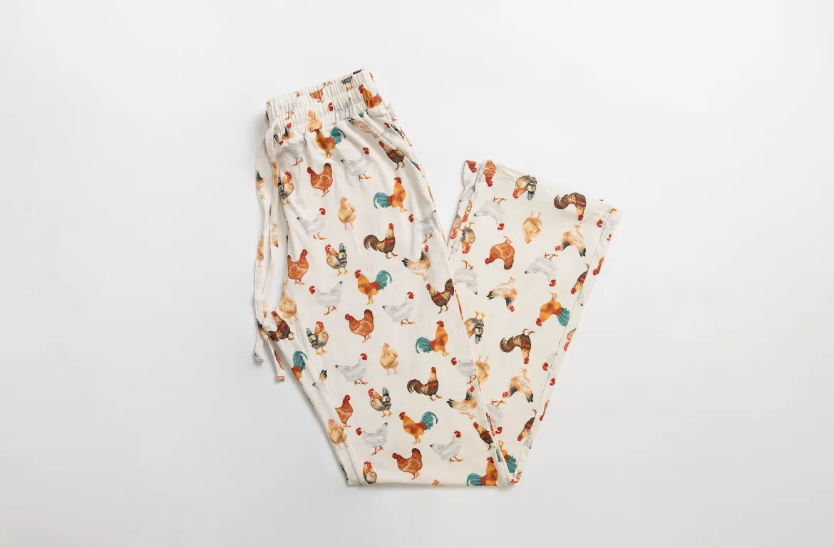Chicken Bamboo Pajama Lounge Pants