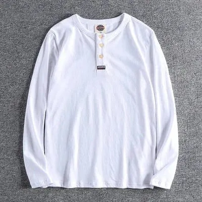 Christopher Mosley Haku Long Sleeve Henly T-Shirt