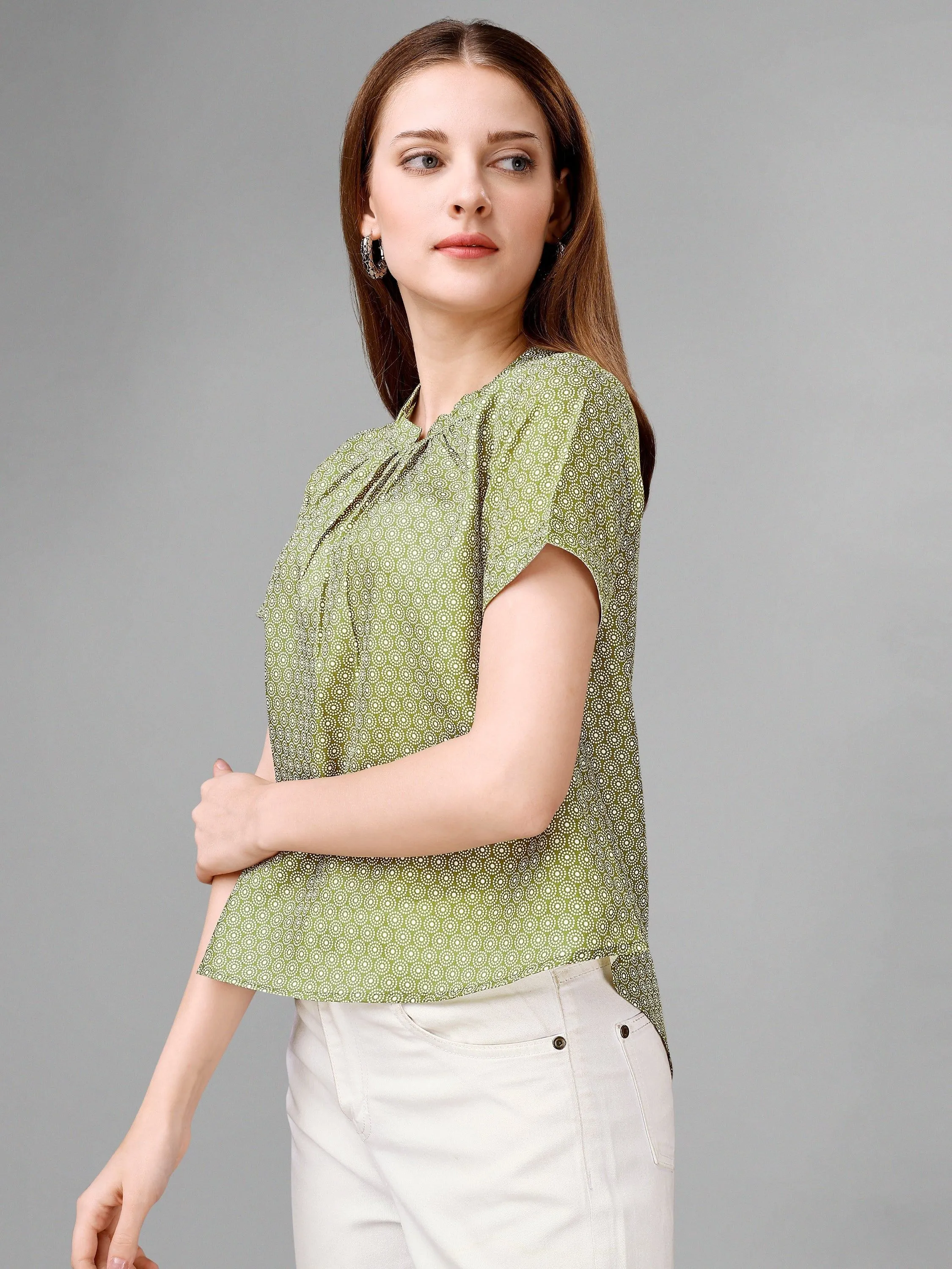 Citron Green Womens Top