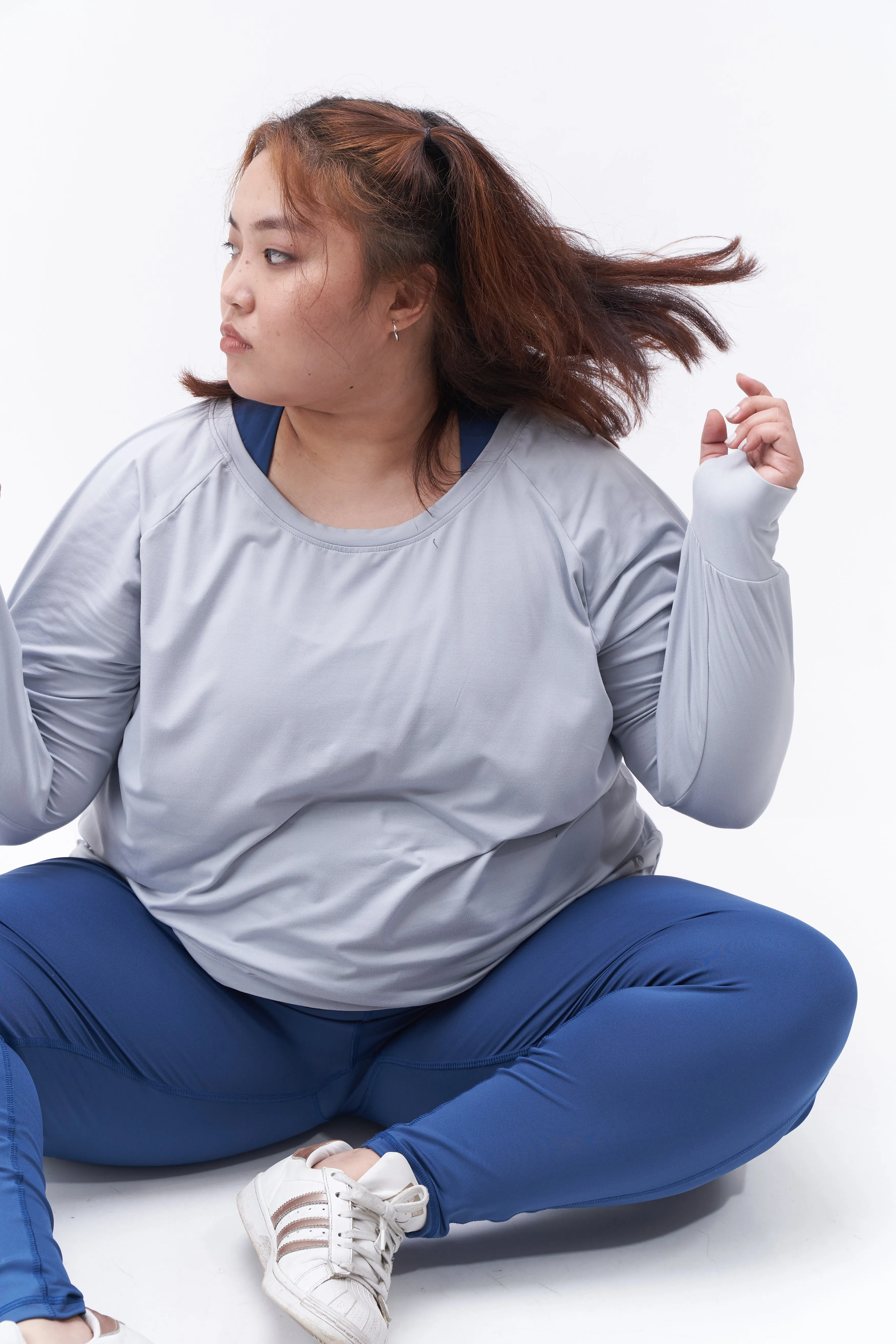 Classic Long Sleeve Top: Grey