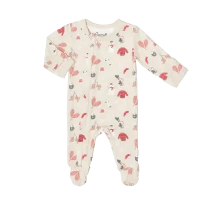 Coccoli Baby Modal Zipper Footie - Sweaters on Beige