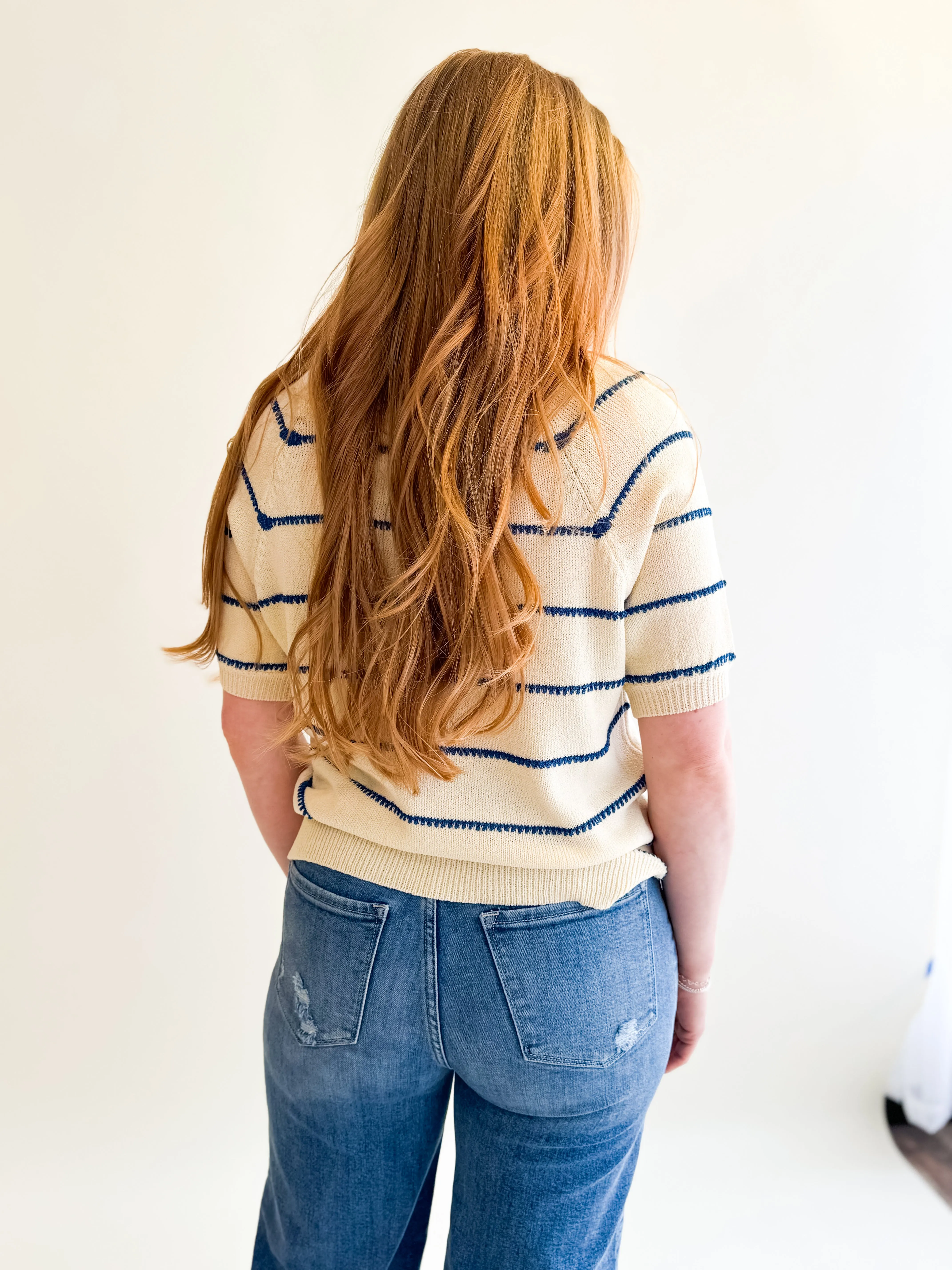 Comfy Knit Stripe Top
