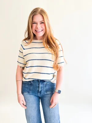 Comfy Knit Stripe Top