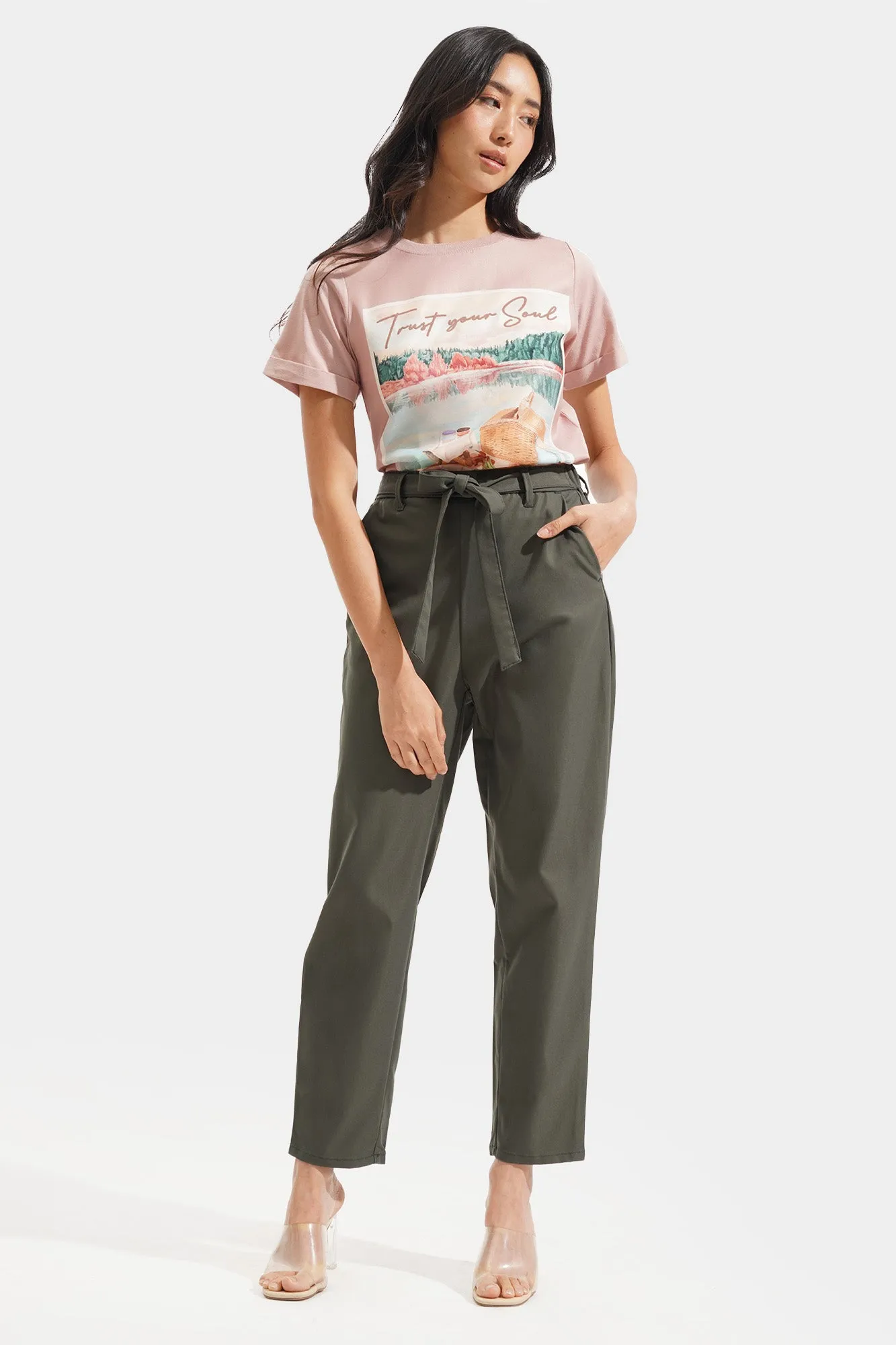 Comfy Series Tie Waist Cozy Pants