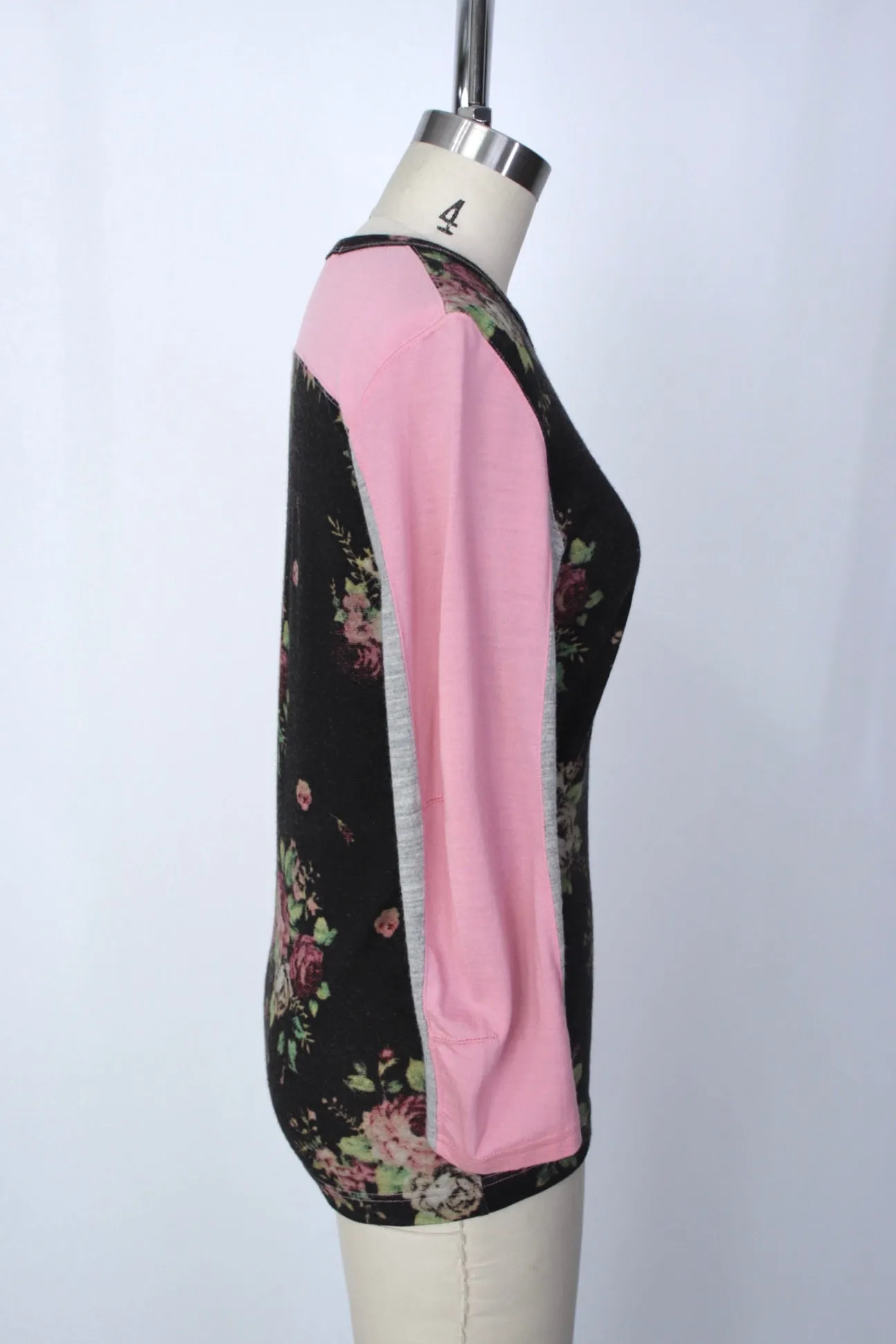 Comme Des Garçons Wool Floral Top